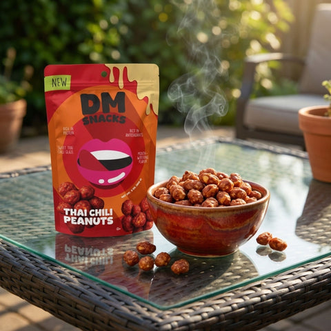 DM Snacks Thai Chili Peanuts 8 Oz