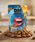DM Snacks Honey Sea Salt Almonds 8 Oz Resealable Bag