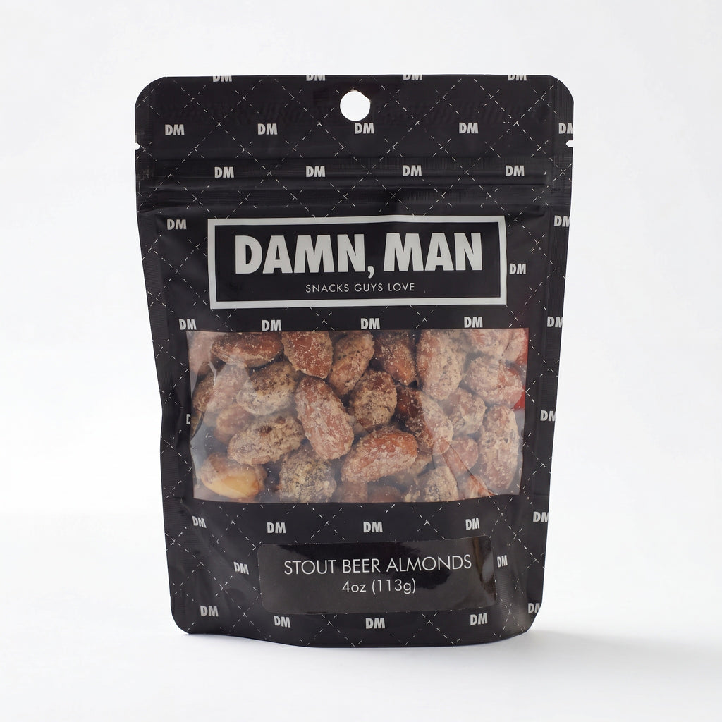 Damn Man Stout Beer Almonds