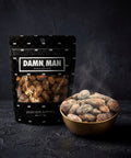 Damn Man Stout Beer Almonds Bag and Bowl