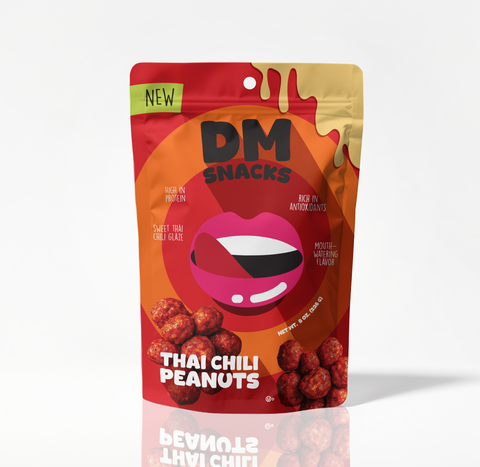 DM Snacks Thai Chili Peanuts, 8 oz.