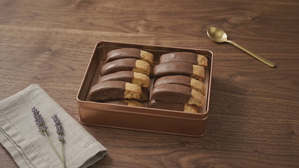 Hand Dipped Chocolate Biscotti Gift Video