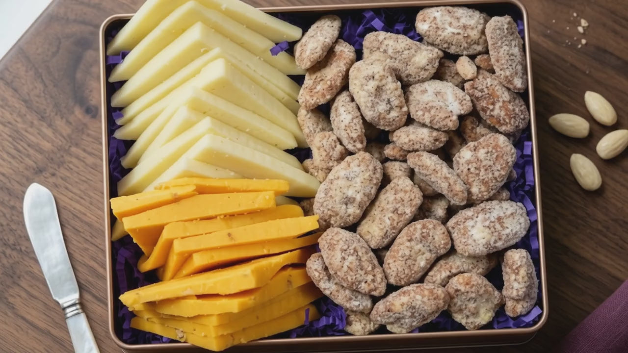 Cheddar Cheese Honey Bourbon Pecans Video