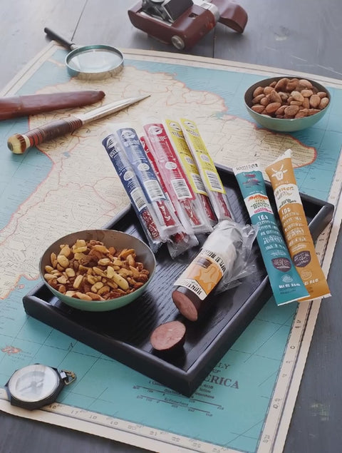 DM Snacks BBQ Nuts and Wild Game Meat Box Video