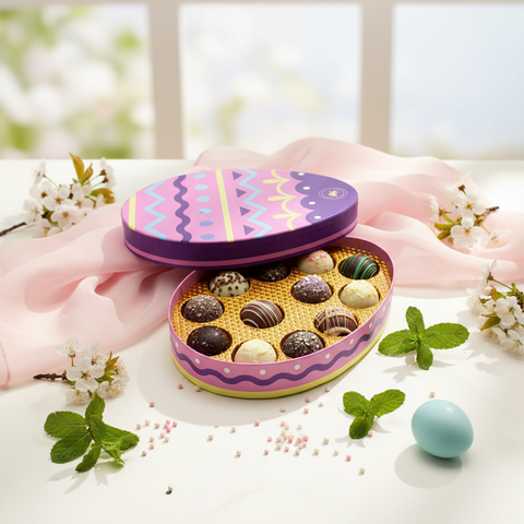 Easter Egg Box of Chocolate Truffles
